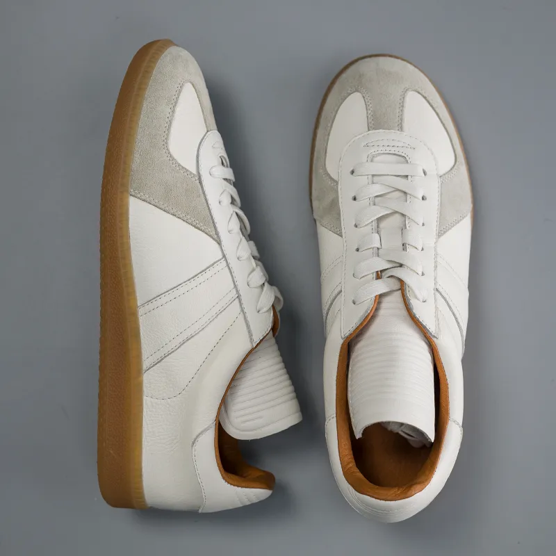 Retro Calfskin German Trainers