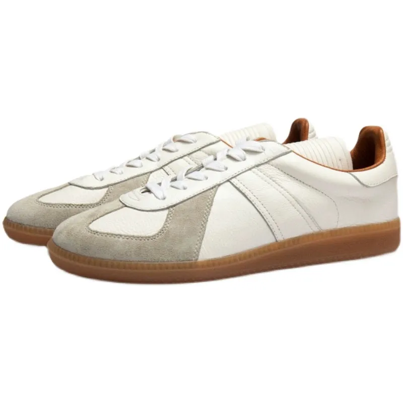 Retro Calfskin German Trainers