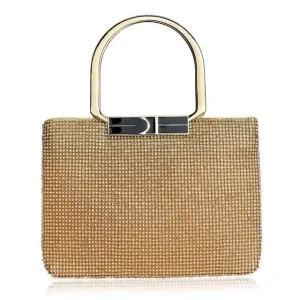 Rhinestone Evening Bags Gold Silver Clutches