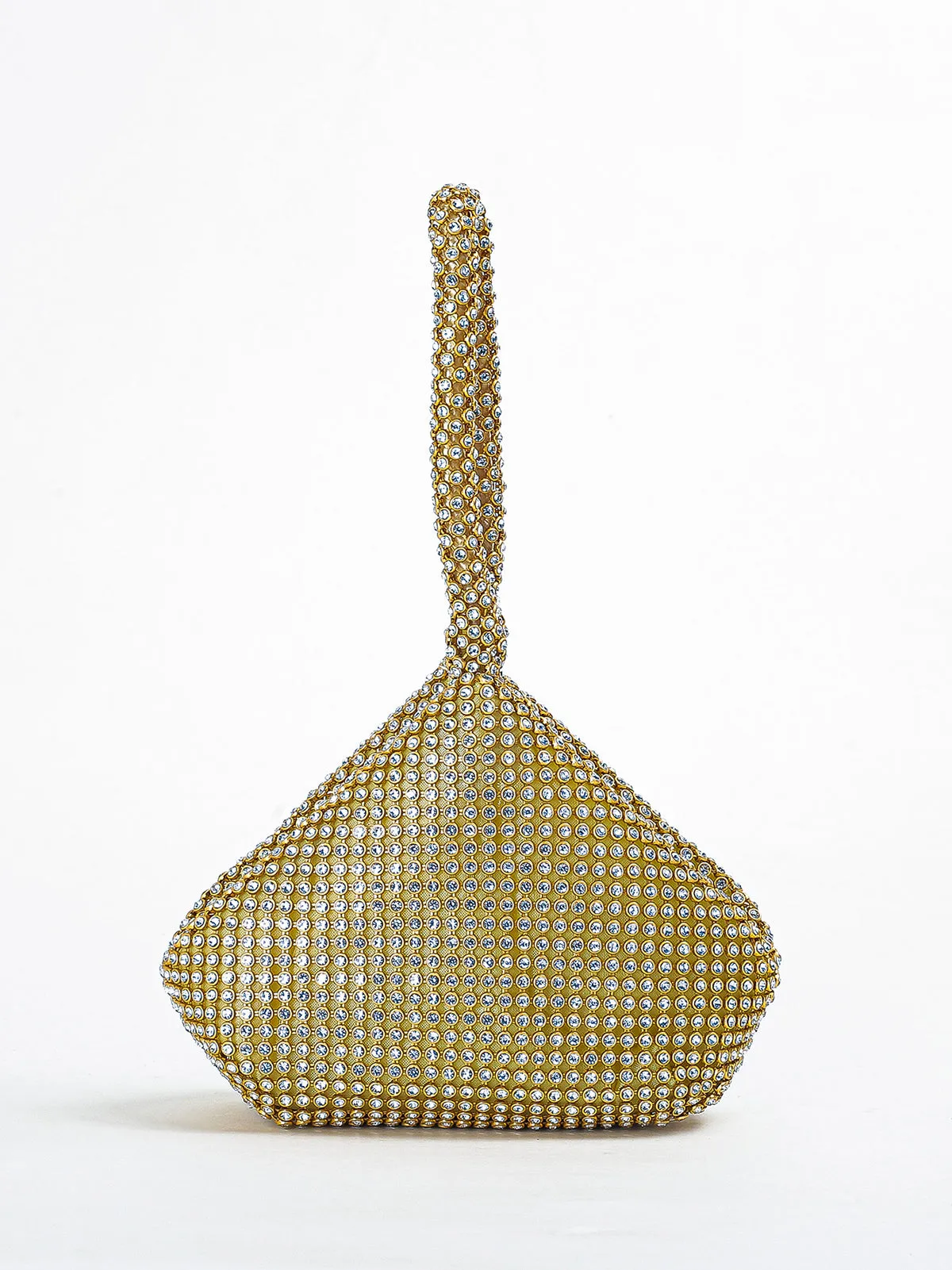 Rhinestone Triangle Evening Clutch