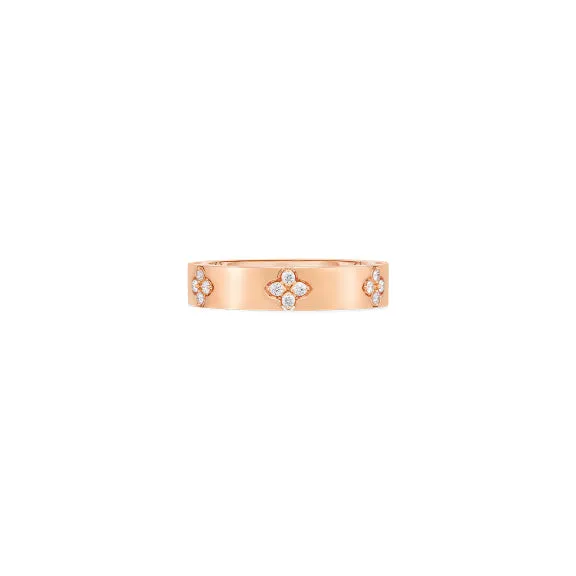 Roberto Coin Love in Verona 18K Rose Gold Diamond Band Ring
