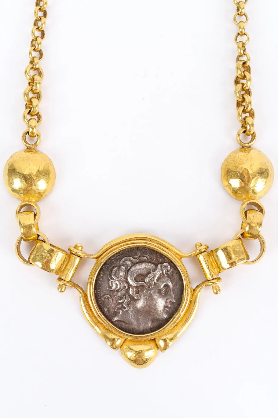 Roman Coin Pendant Necklace