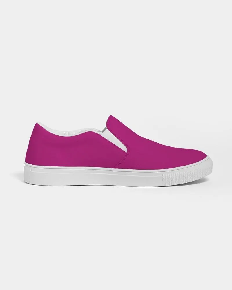 Shaded Magenta Slip-On Canvas Sneakers | Men's | C0M100Y0K30