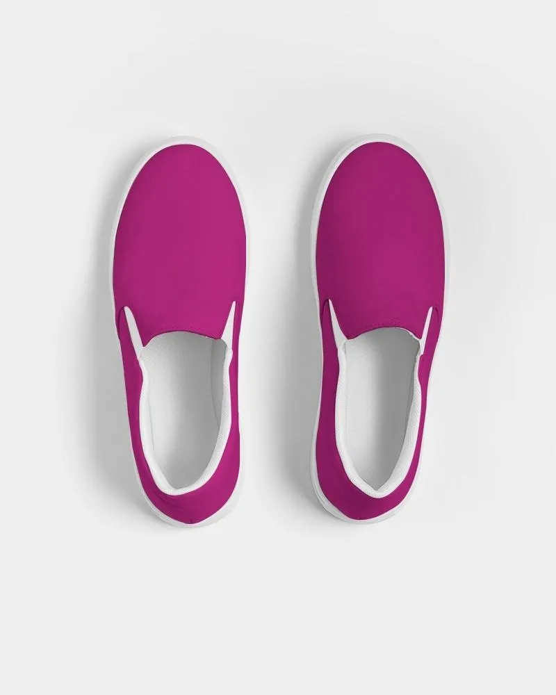 Shaded Magenta Slip-On Canvas Sneakers | Men's | C0M100Y0K30