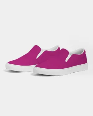 Shaded Magenta Slip-On Canvas Sneakers | Men's | C0M100Y0K30