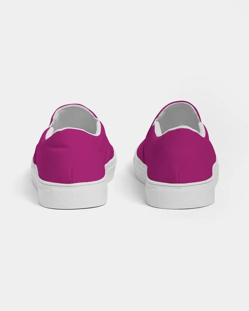 Shaded Magenta Slip-On Canvas Sneakers | Men's | C0M100Y0K30
