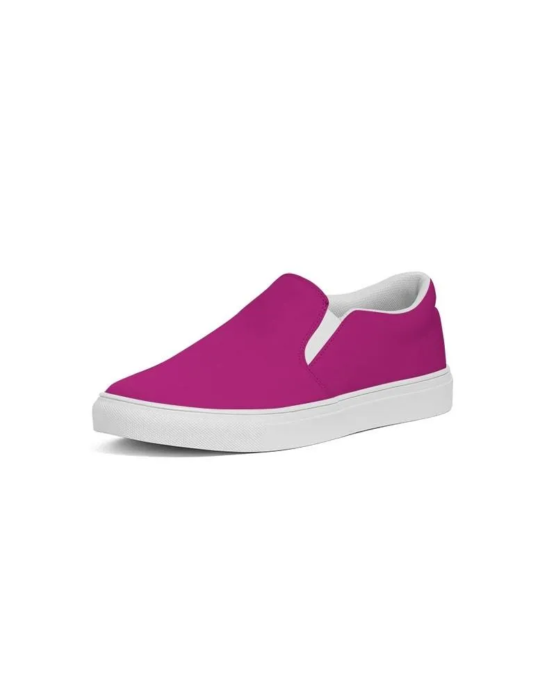 Shaded Magenta Slip-On Canvas Sneakers | Men's | C0M100Y0K30