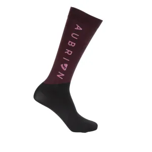 Shires Black Cherry Aubrion Eltar Socks