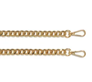 Short Gold Chain Bag Strap (11mm)