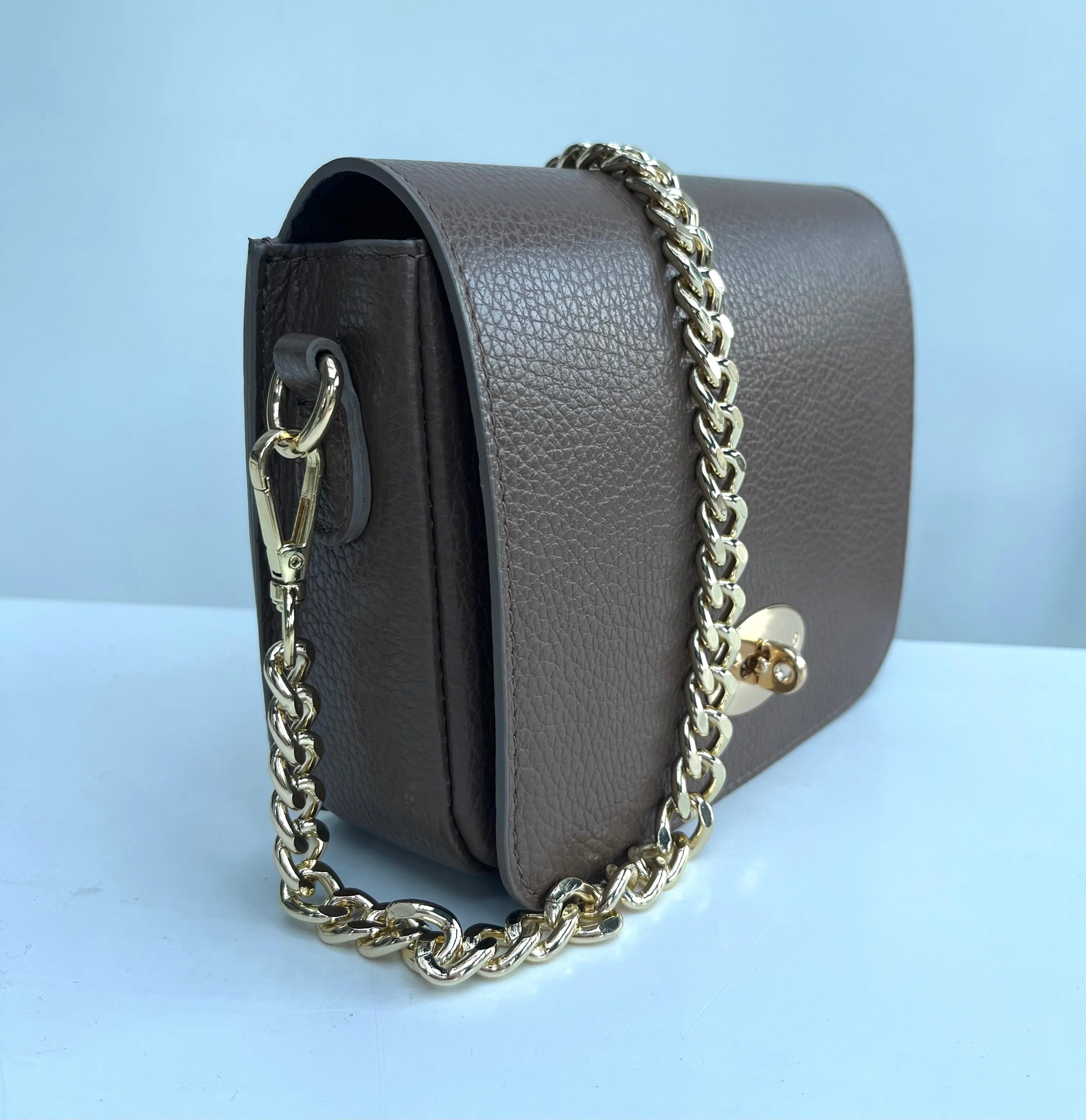Short Gold Chain Bag Strap (11mm)