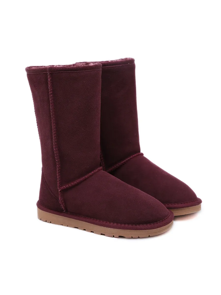 Signature Classic Faux Fur-Lined Suede Boots