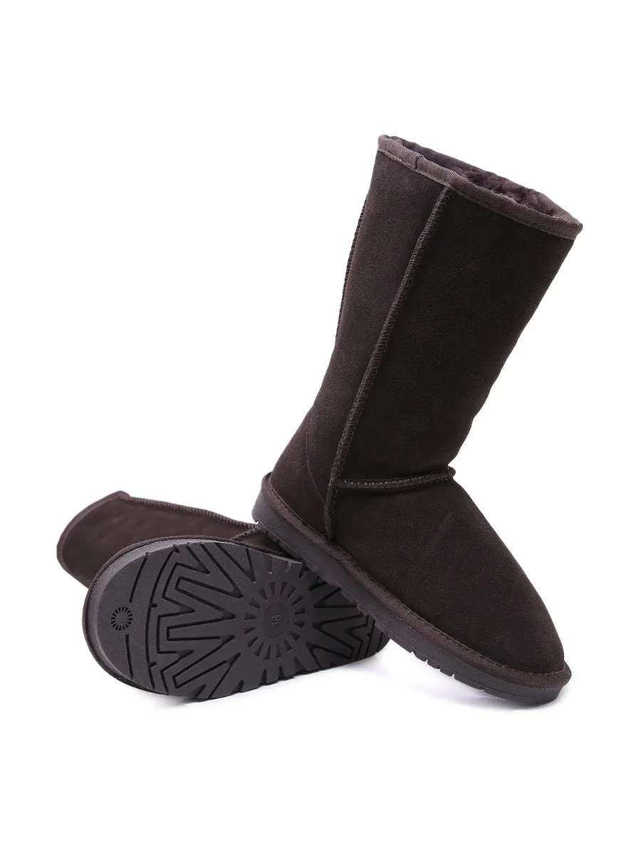 Signature Classic Faux Fur-Lined Suede Boots