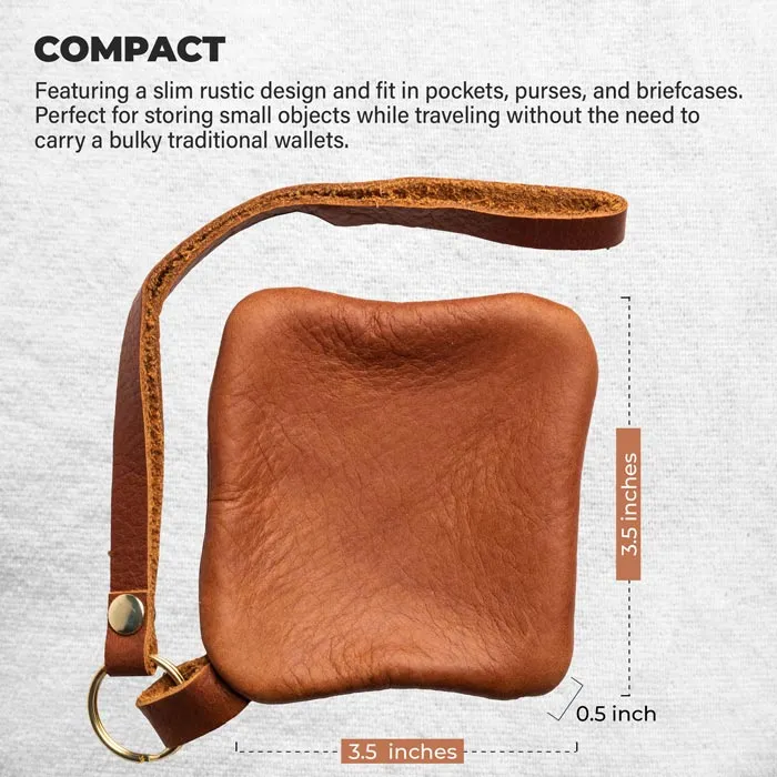 Slash Zippered Coin Pouch