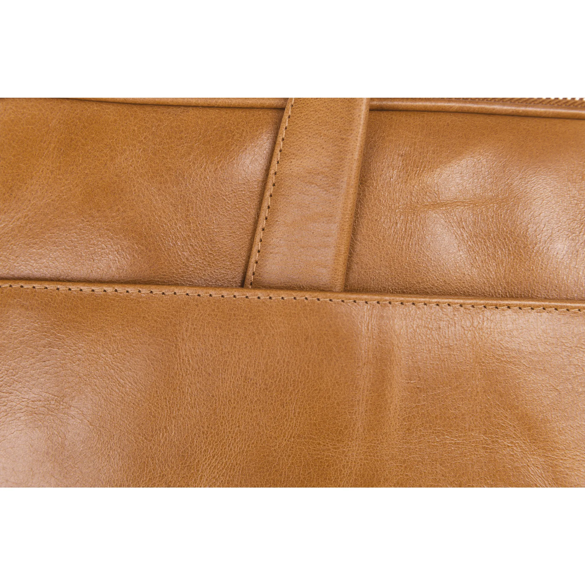 Slim Leather Laptopcase Silkeborg for PC & MacBooks up to 13"- Tan
