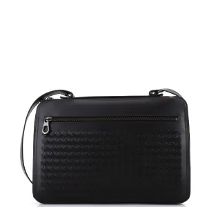 Slim Zip Around Briefcase Intrecciato Nappa