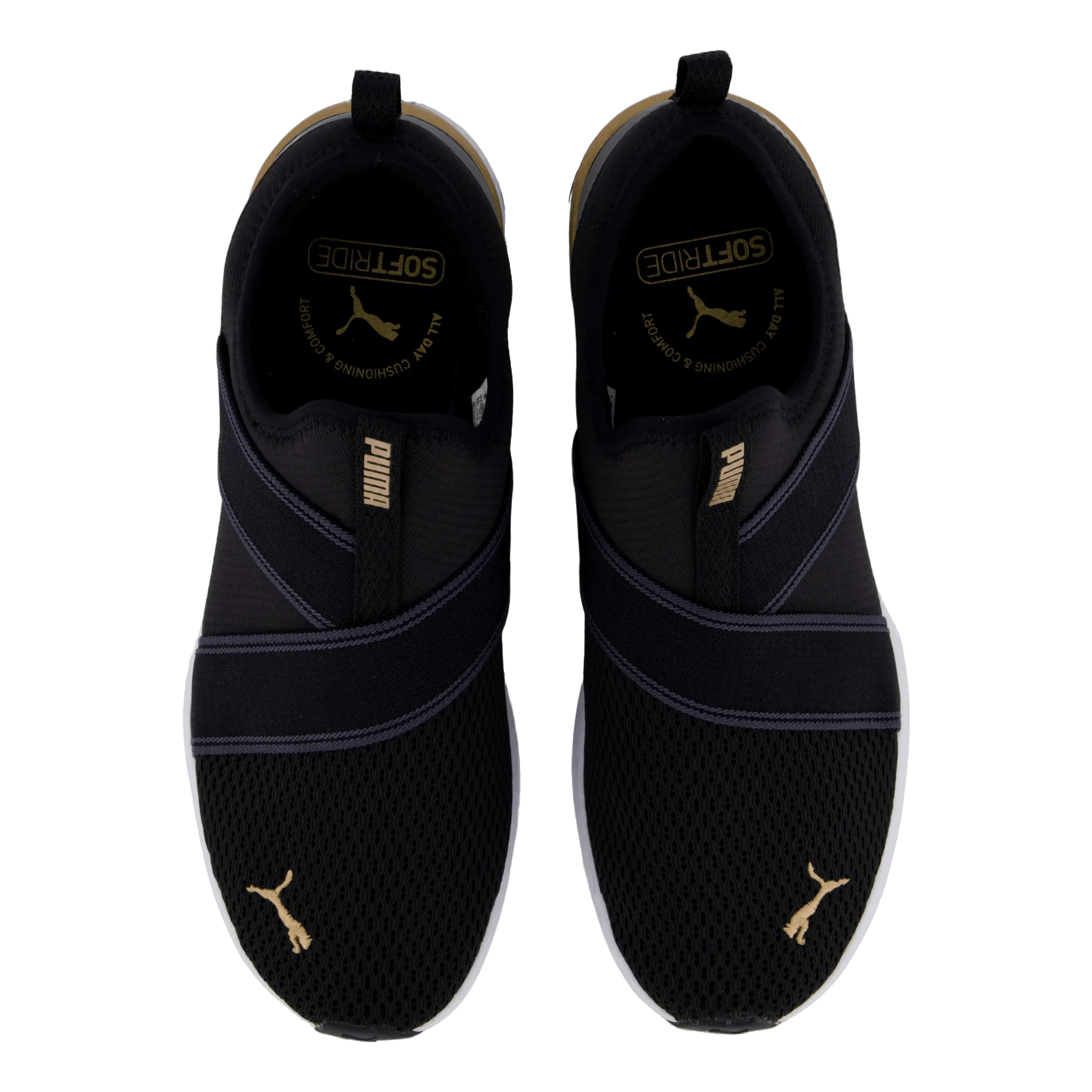 Softride Harli Slip On Wns Puma Black-puma White-puma Gol