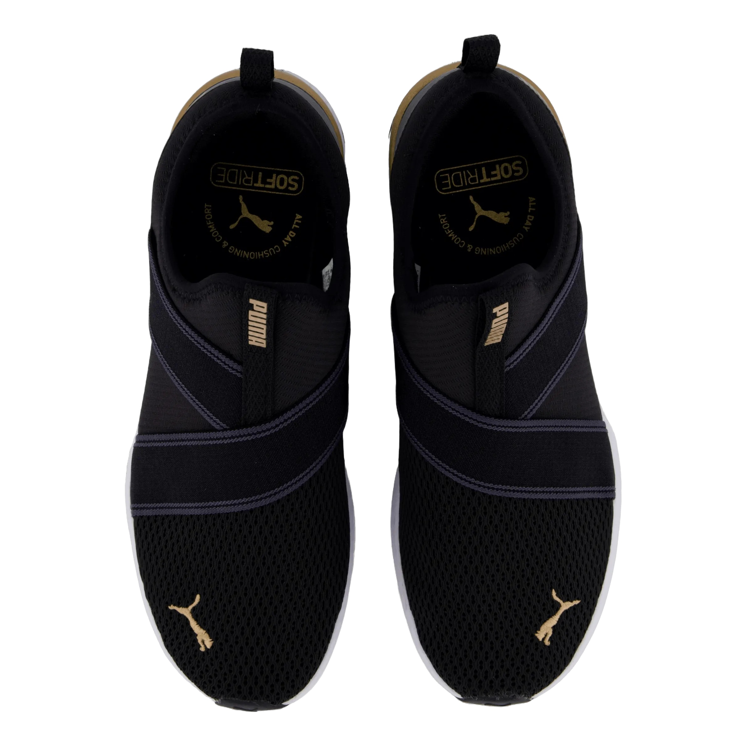 Softride Harli Slip On Wns Puma Black-puma White-puma Gol