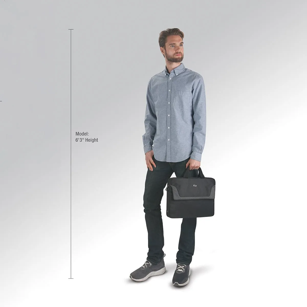 Solo City 12" Flatiron Slim Brief
