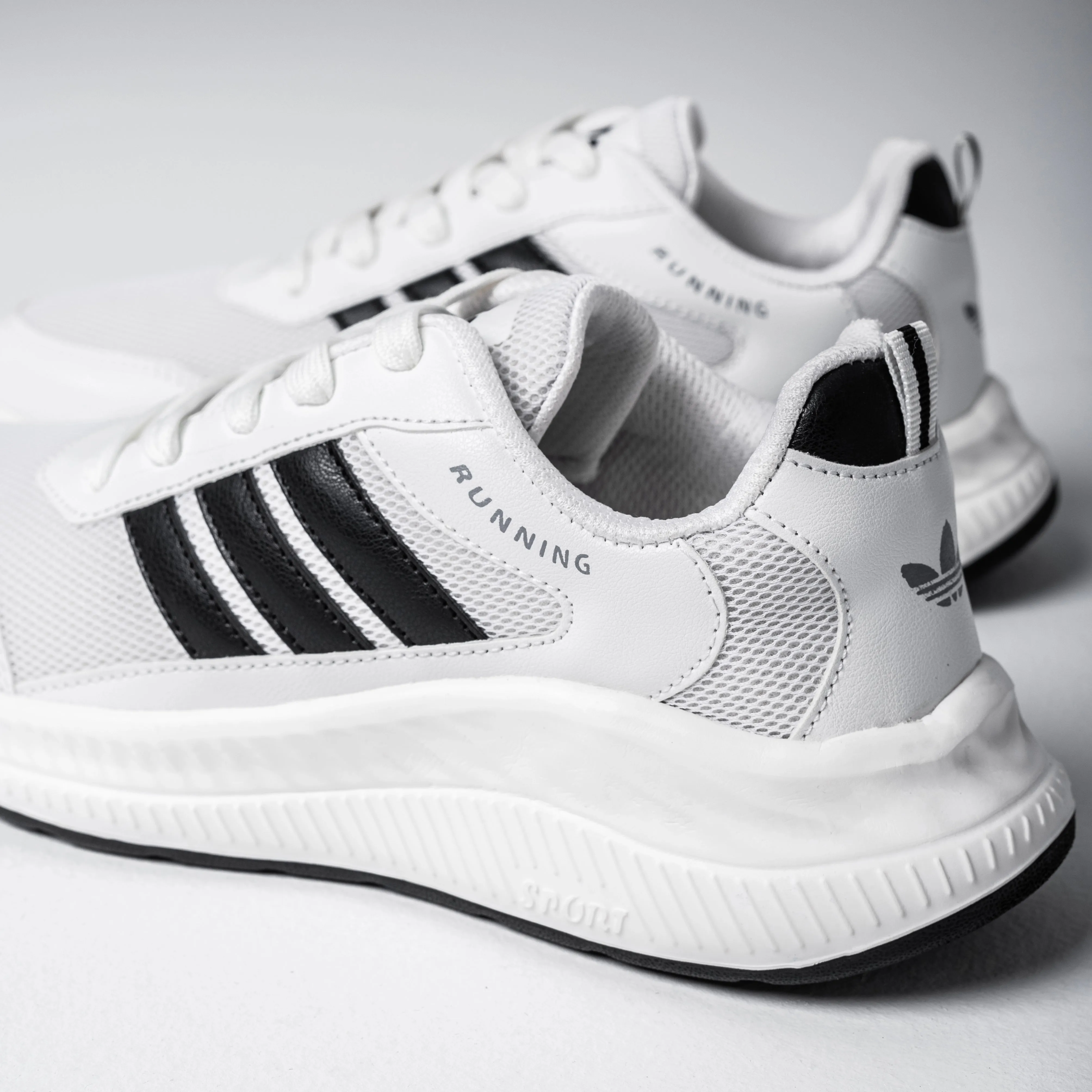 StrideMax men Running Shoes | White