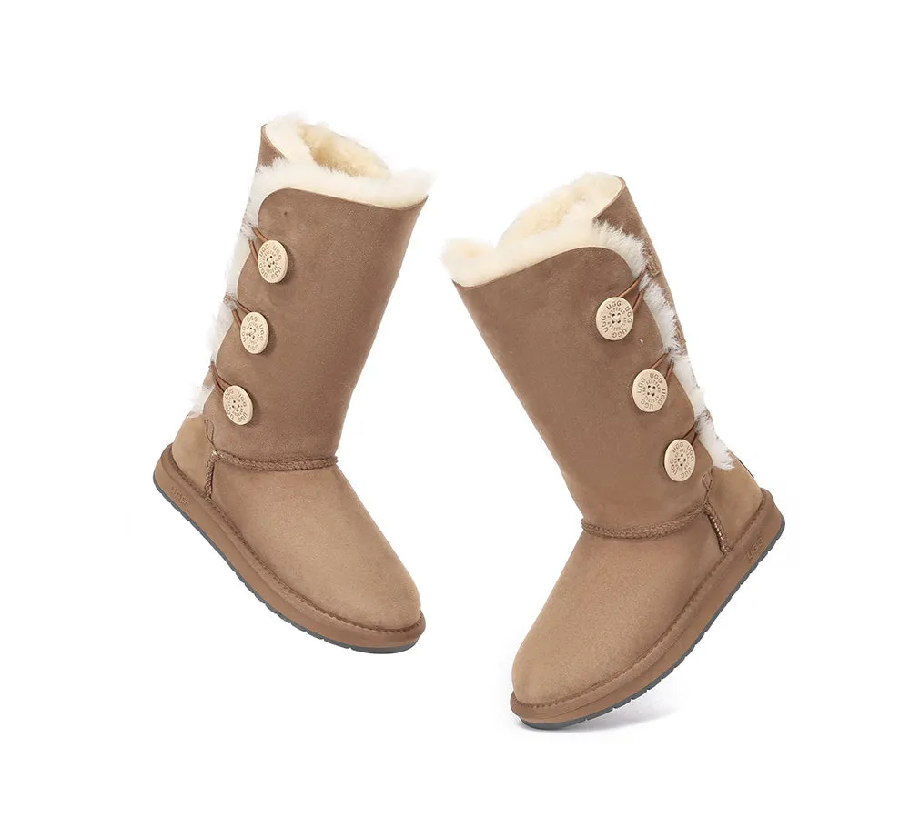 Tall Button Boots