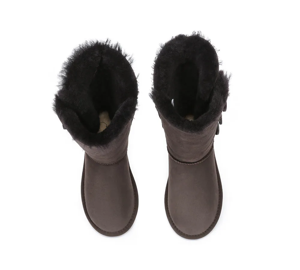 Tall Button Boots