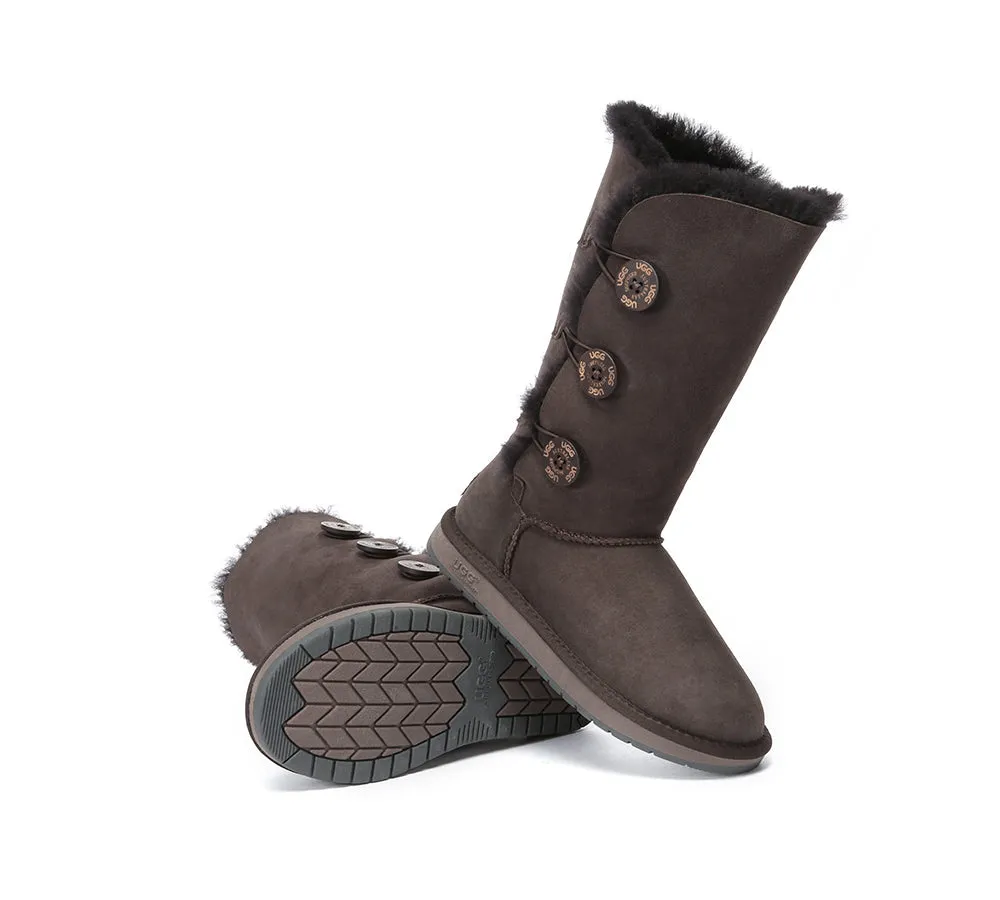 Tall Button Boots