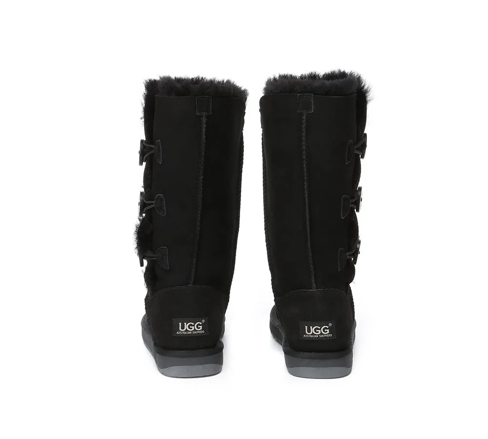 Tall Button Boots