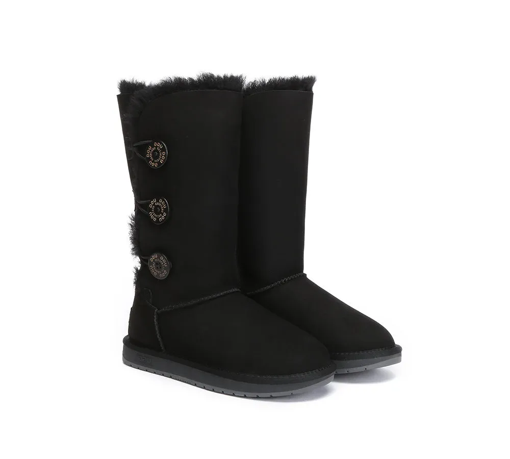 Tall Button Boots