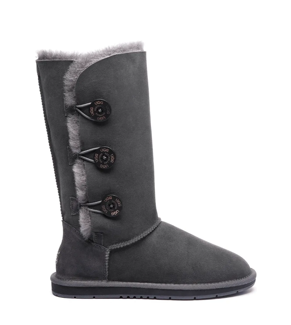 Tall Button Boots