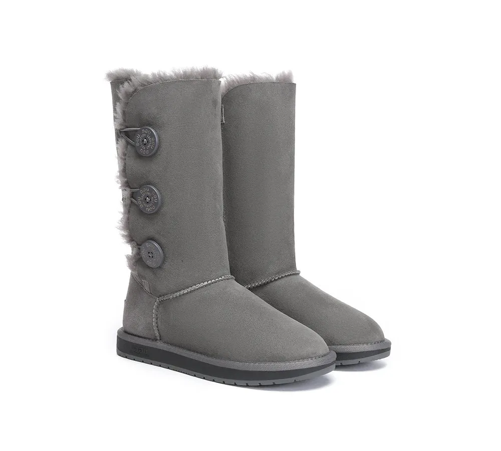 Tall Button Boots