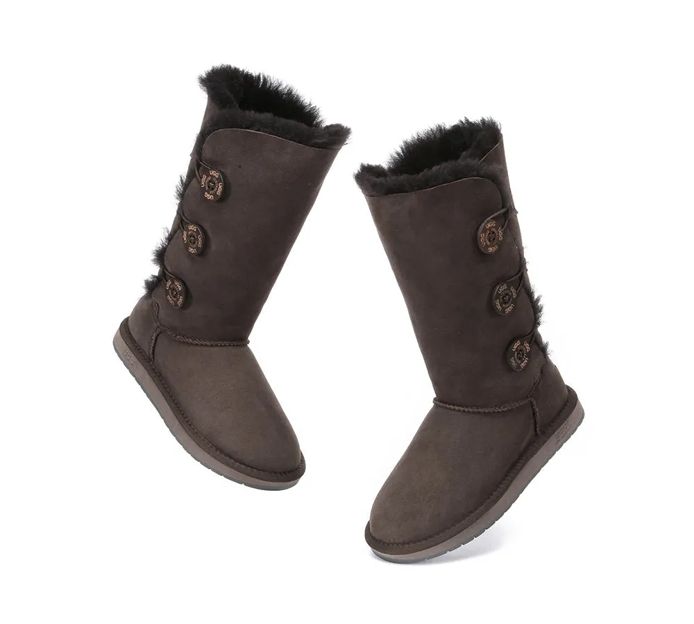 Tall Button Boots