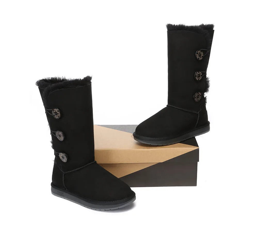 Tall Button Boots