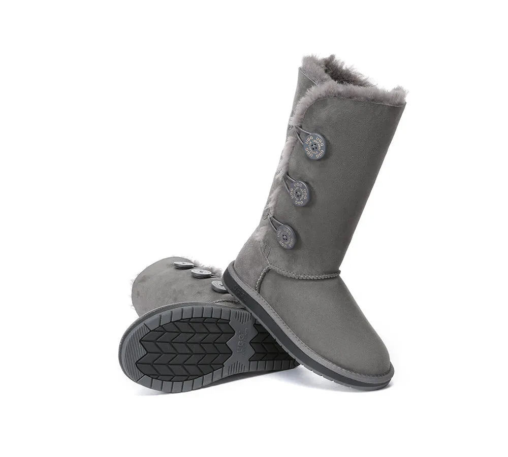 Tall Button Boots