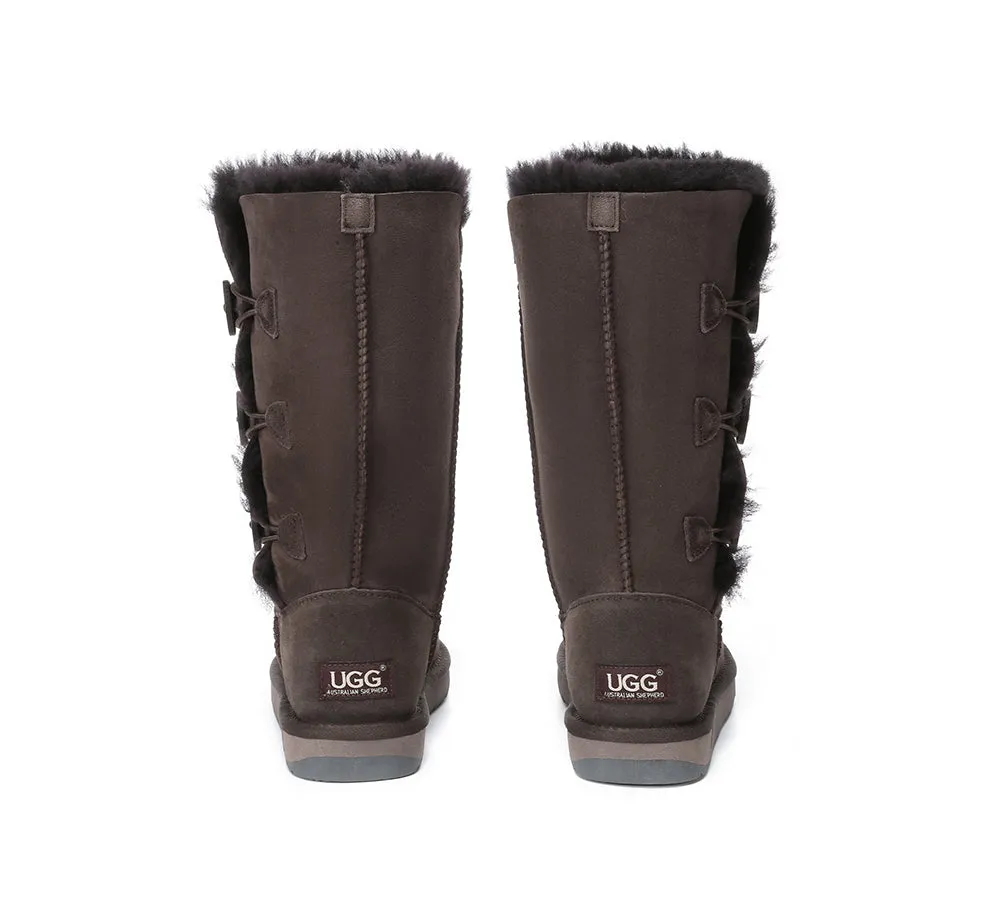Tall Button Boots