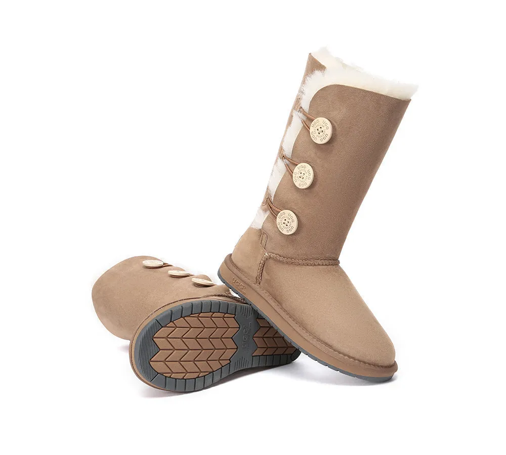 Tall Button Boots