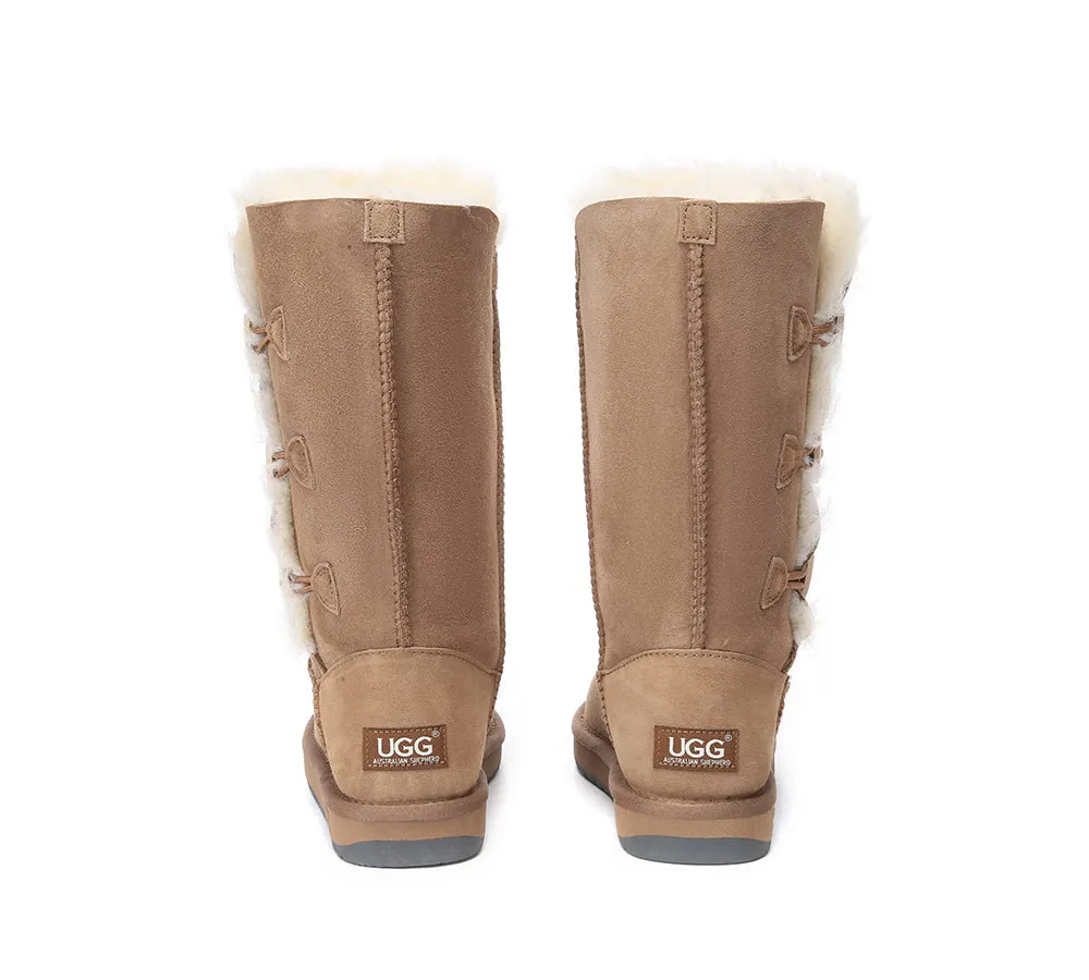 Tall Button Boots