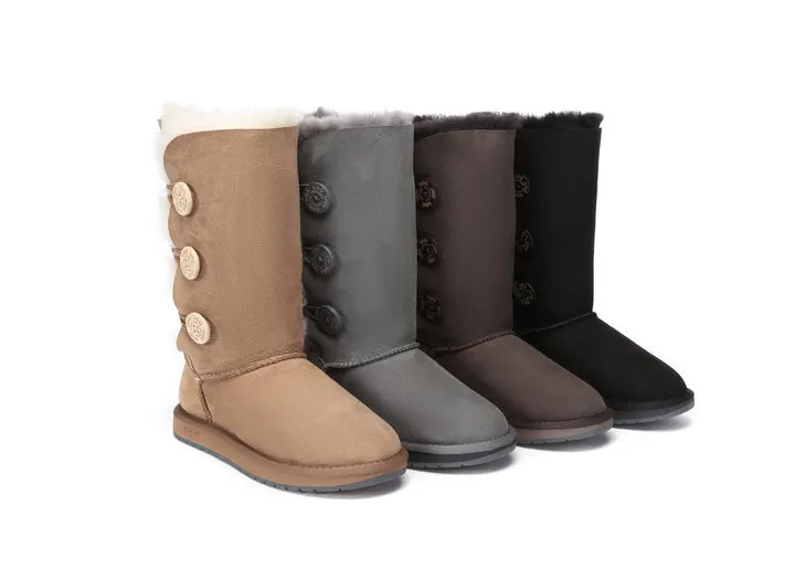Tall Button Boots