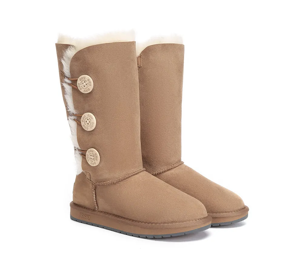 Tall Button Boots
