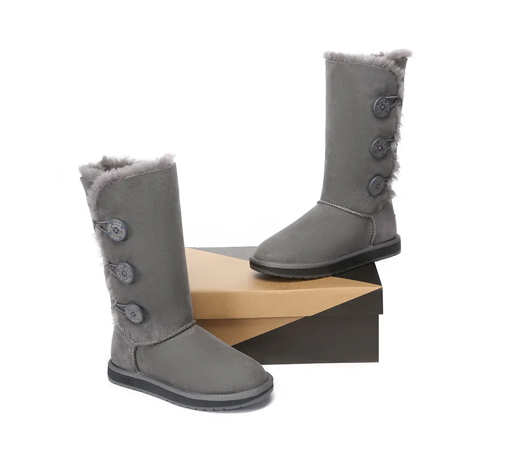 Tall Button Boots
