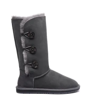 Tall Button Boots