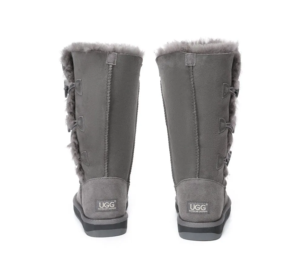 Tall Button Boots