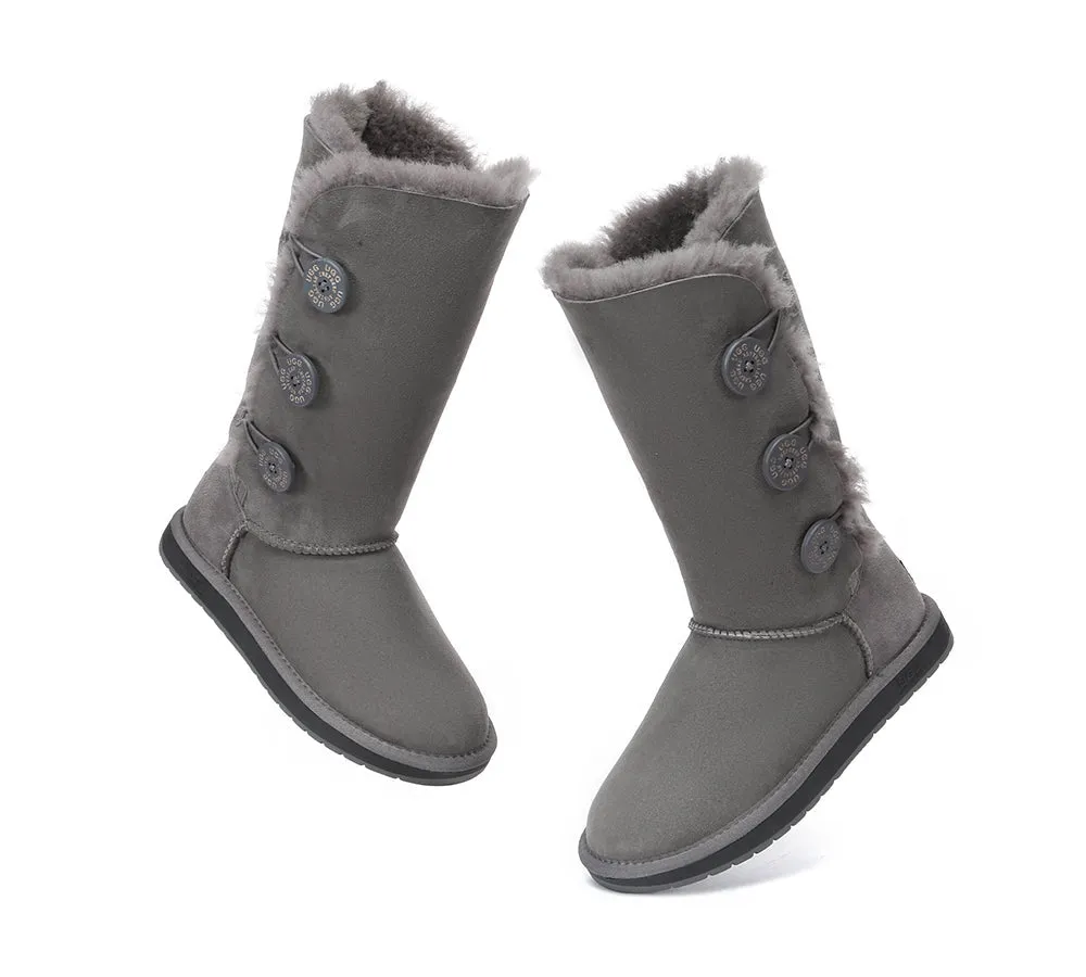 Tall Button Boots