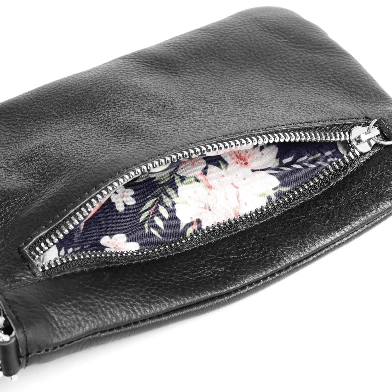 The Boomerang Cowhide Crossbody Phone Bag