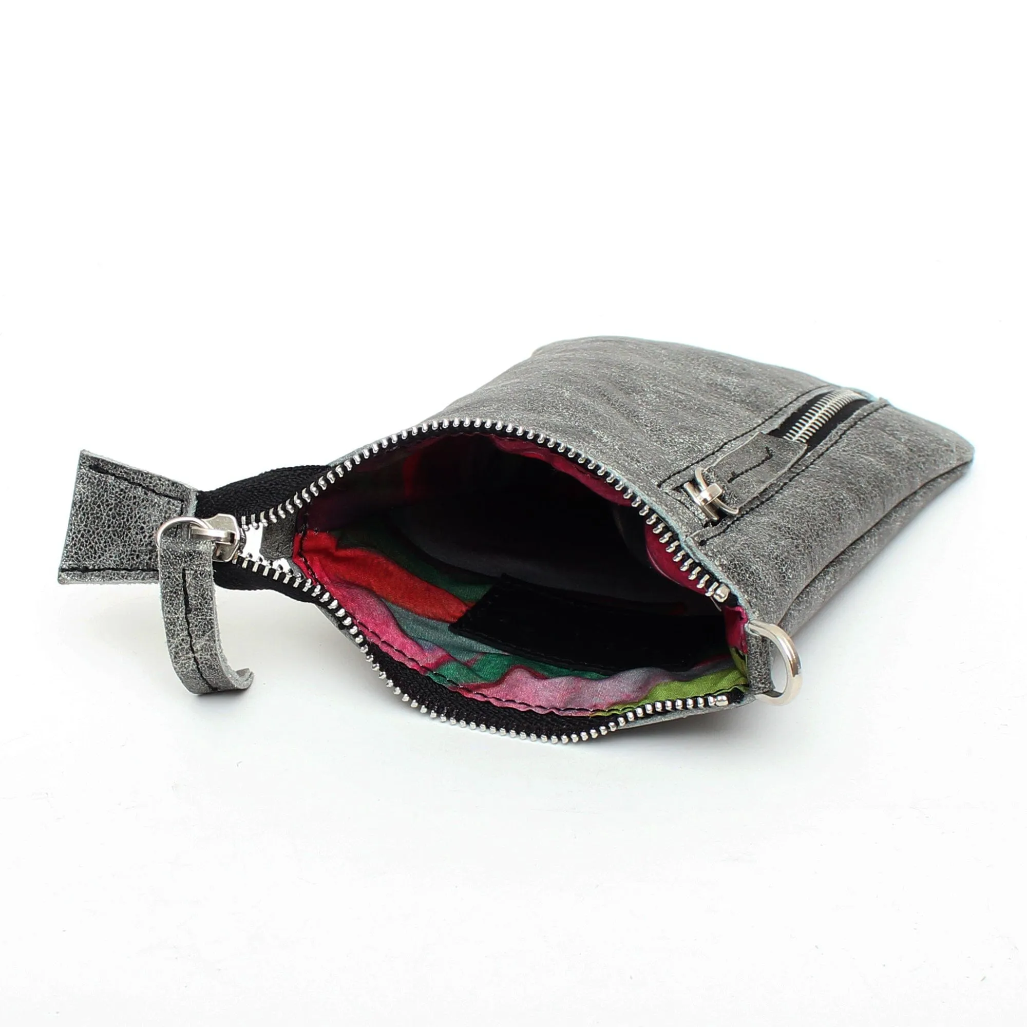 The Boomerang Cowhide Crossbody Phone Bag