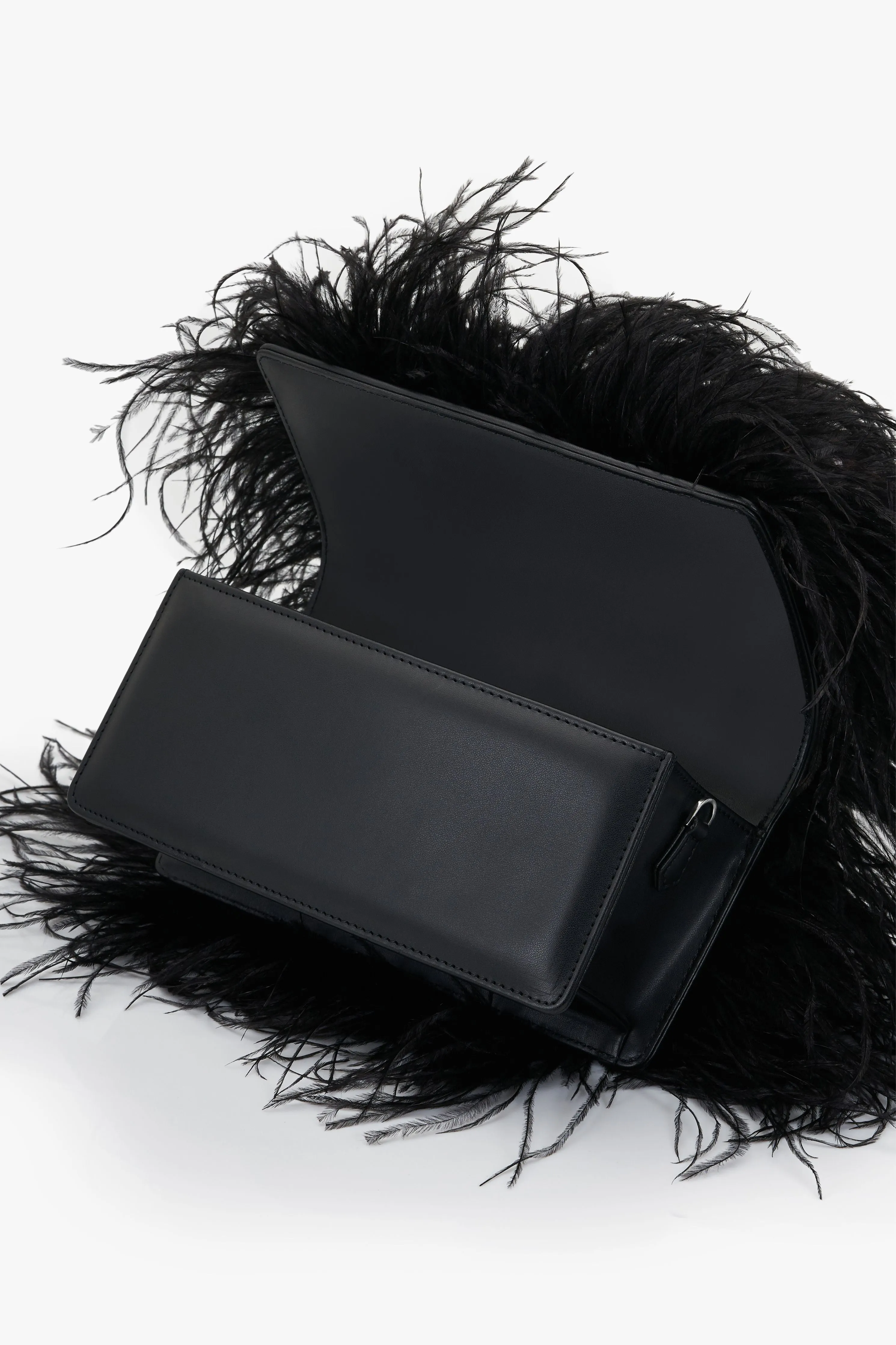 The Scarlet Caviar Black Midi Bag