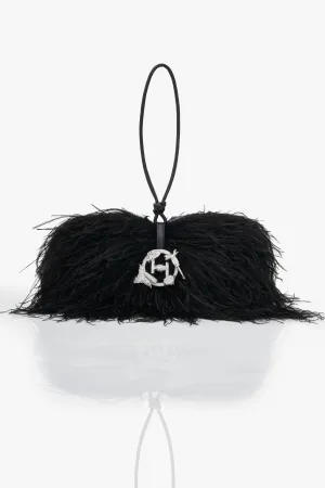 The Scarlet Caviar Black Midi Bag