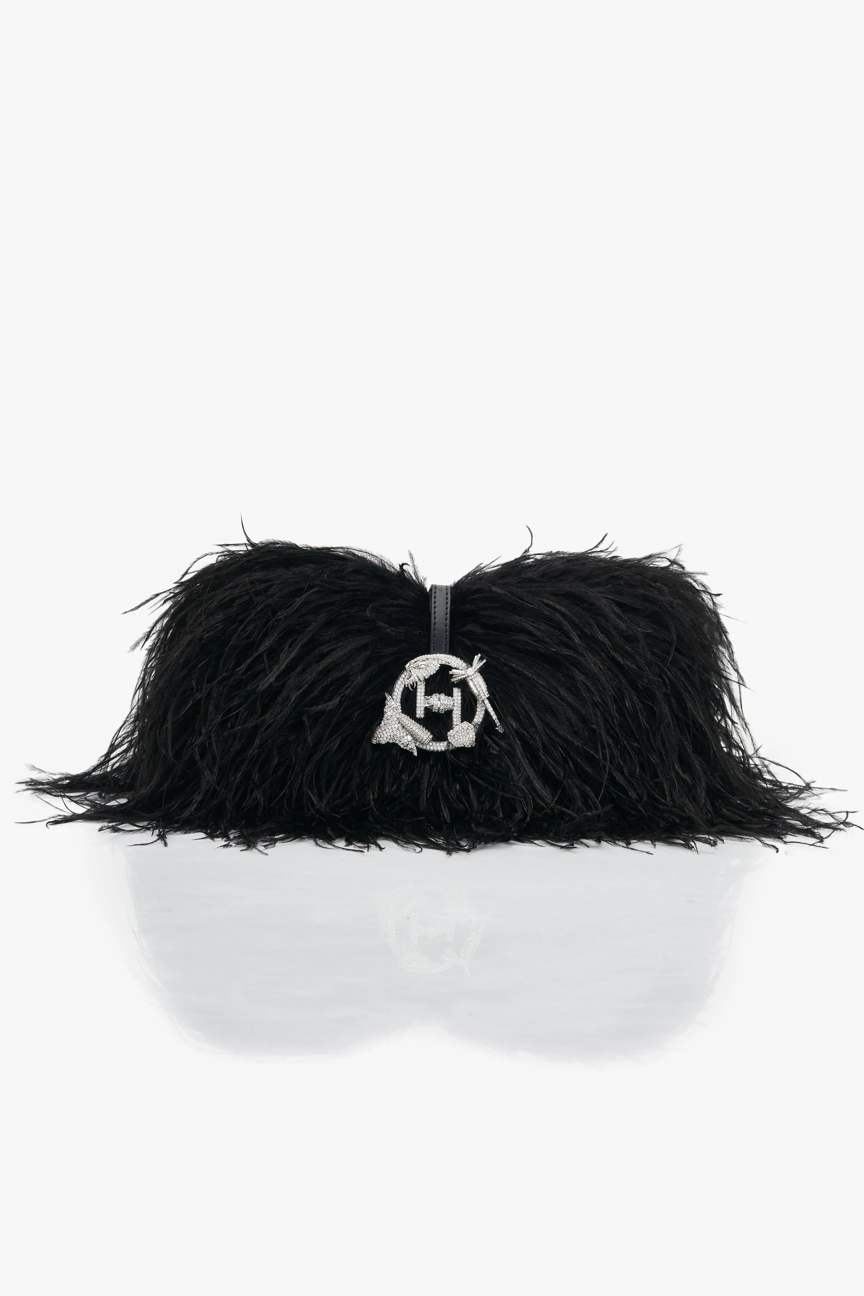 The Scarlet Caviar Black Midi Bag