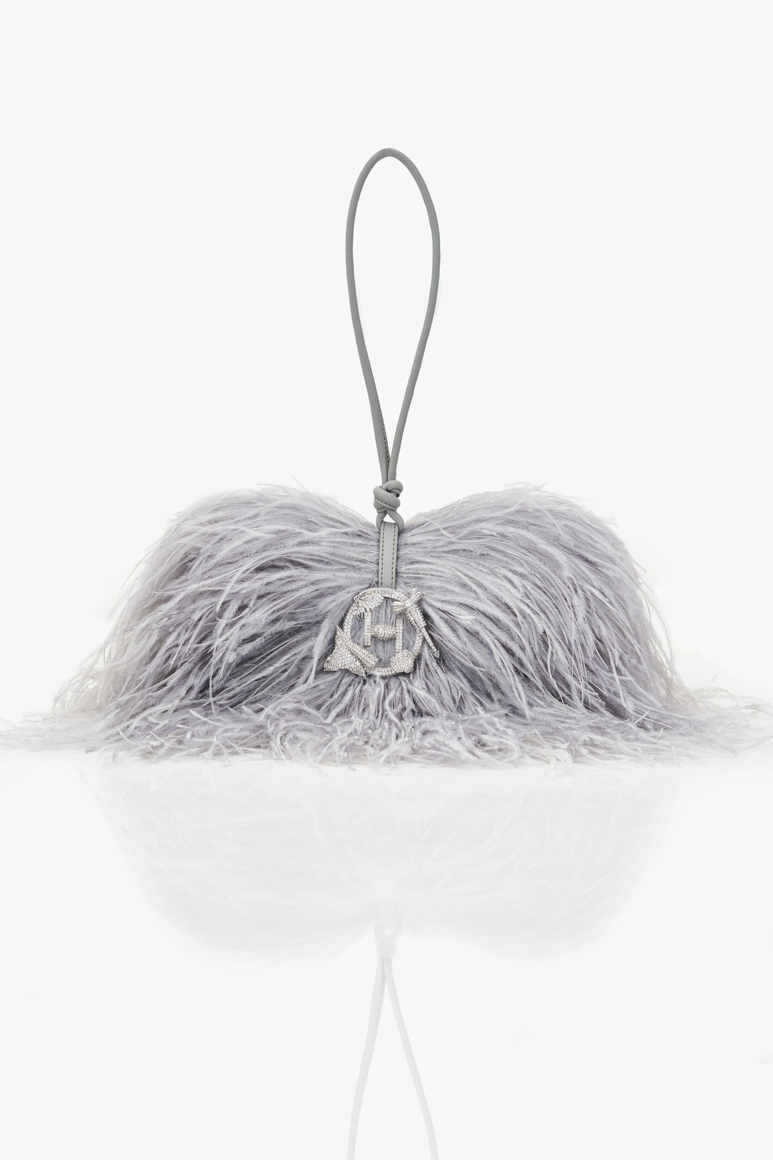 The Scarlet Silver Grey Midi Bag