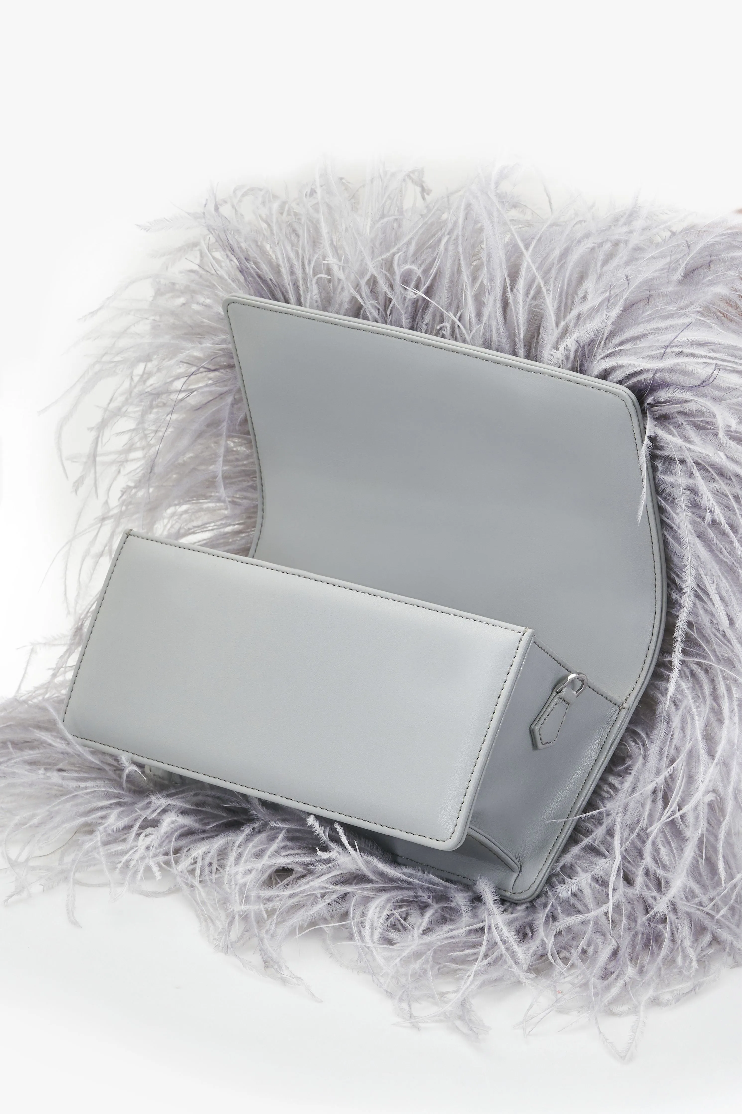 The Scarlet Silver Grey Midi Bag