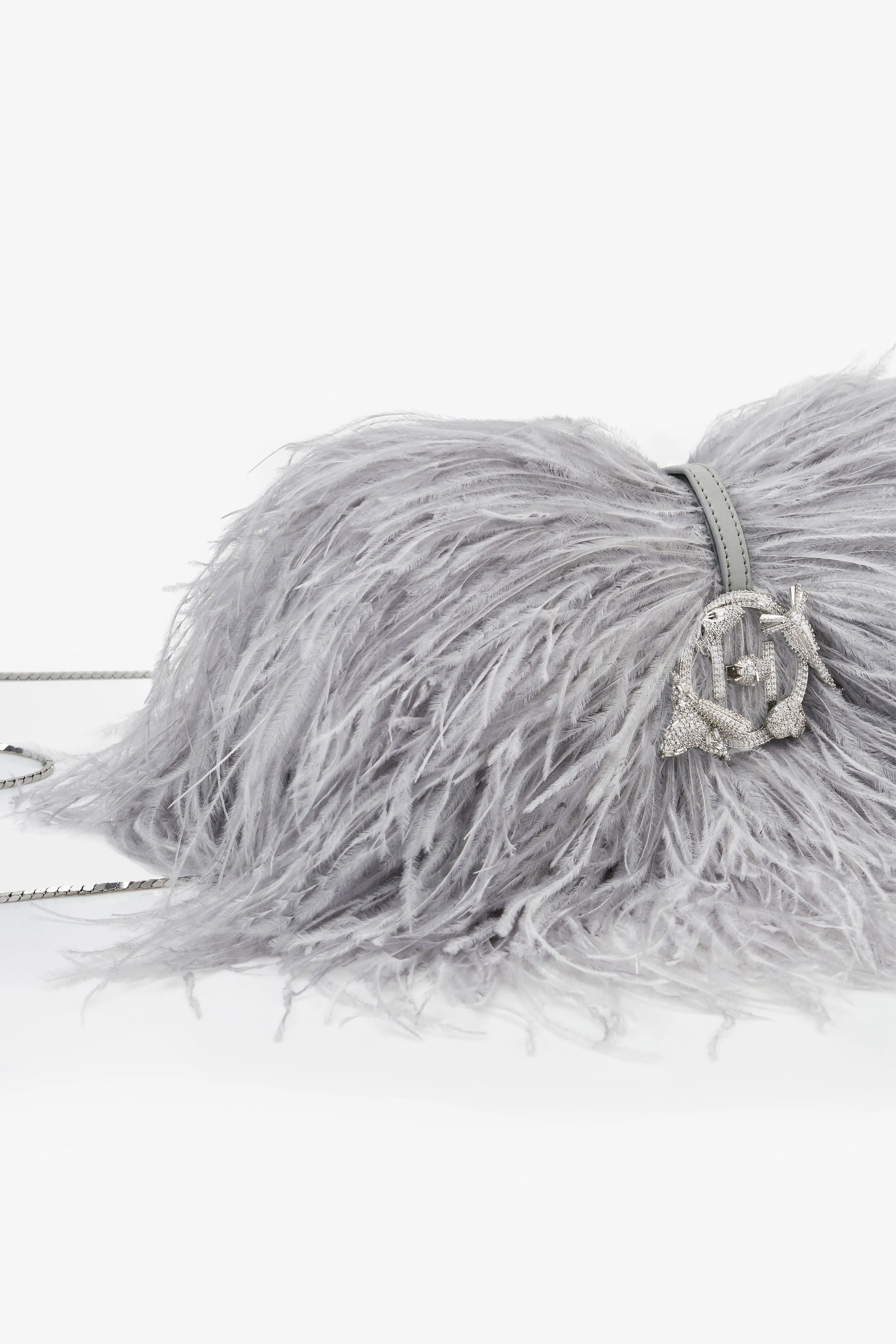 The Scarlet Silver Grey Midi Bag